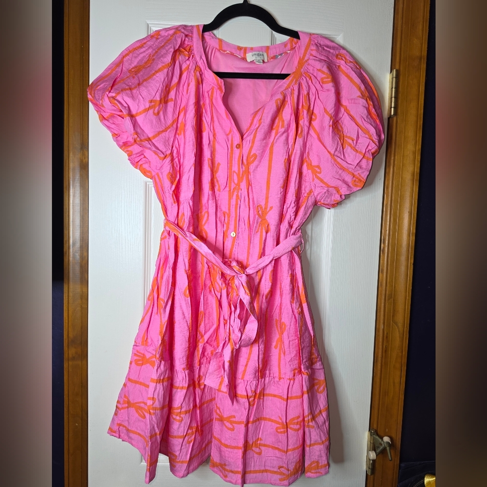 Umgee L Dress Boho Cottagecore Feminine Flirty Summer Dress